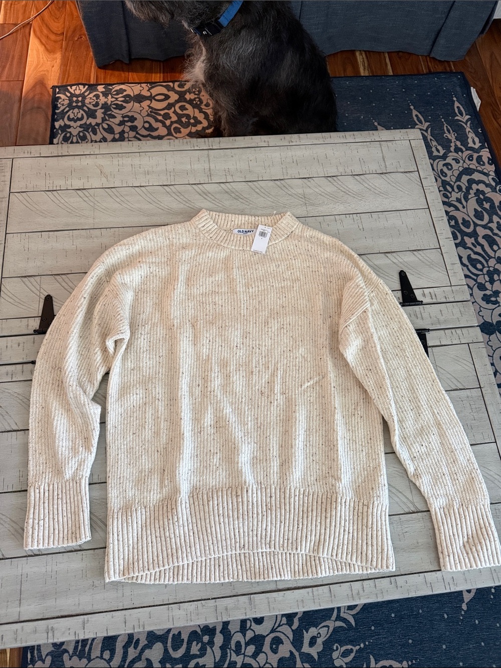 Old Navy Woman’s Oatmeal Crewneck Sweater